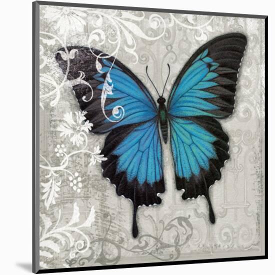 Blue Butterfly II-Alan Hopfensperger-Mounted Art Print