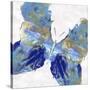 Blue Butterfly-Eva Watts-Stretched Canvas
