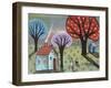 Blue Cabin-Karla Gerard-Framed Giclee Print