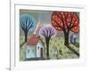 Blue Cabin-Karla Gerard-Framed Giclee Print