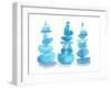 Blue Cairns-Kerstin Stock-Framed Art Print