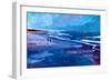 Blue Californian Seascape In Big Sur-Markus Bleichner-Framed Premium Giclee Print