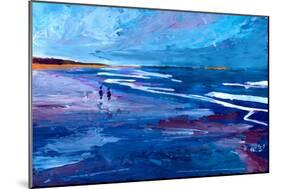 Blue Californian Seascape In Big Sur-Markus Bleichner-Mounted Premium Giclee Print