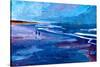 Blue Californian Seascape In Big Sur-Markus Bleichner-Stretched Canvas