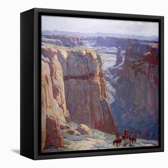 Blue Canyon-Edgar Payne-Framed Stretched Canvas