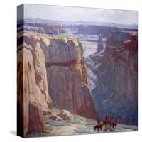 Blue Canyon-Edgar Payne-Stretched Canvas