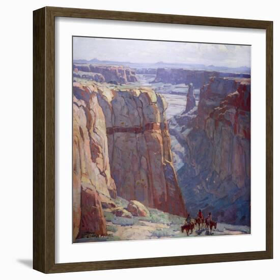 Blue Canyon-Edgar Payne-Framed Art Print