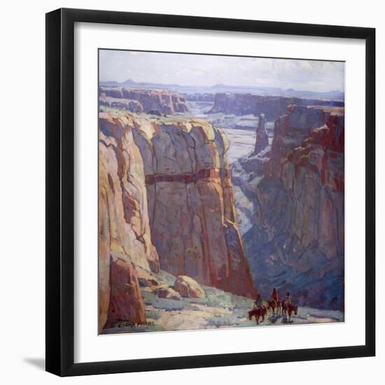 Blue Canyon-Edgar Payne-Framed Art Print