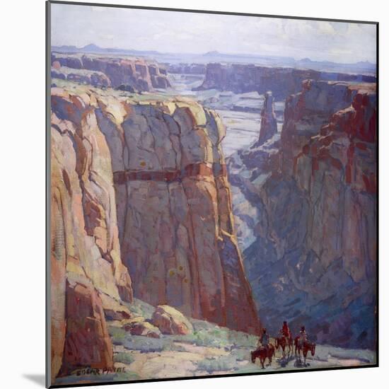 Blue Canyon-Edgar Payne-Mounted Art Print