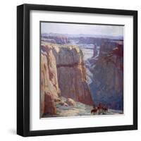 Blue Canyon-Edgar Payne-Framed Art Print