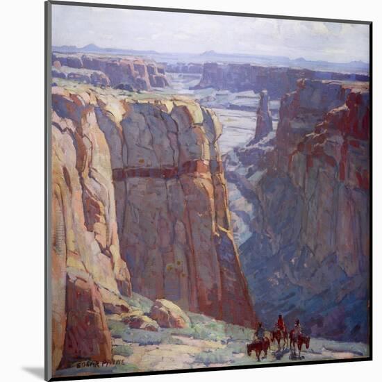 Blue Canyon-Edgar Payne-Mounted Art Print