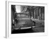 Blue Car in Havana, Cuba, Caribbean-Nadia Isakova-Framed Photographic Print