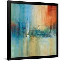 Blue Cascade-Simon Addyman-Framed Art Print