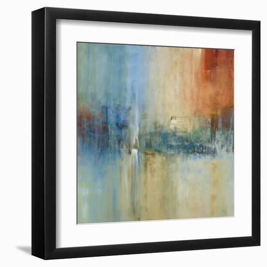 Blue Cascade-Simon Addyman-Framed Art Print