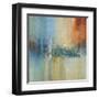 Blue Cascade-Simon Addyman-Framed Art Print