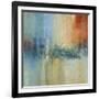 Blue Cascade-Simon Addyman-Framed Art Print