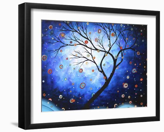 Blue Cascade-Megan Aroon Duncanson-Framed Art Print