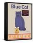 Blue Cat-Ken Bailey-Framed Stretched Canvas