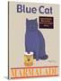 Blue Cat-Ken Bailey-Stretched Canvas