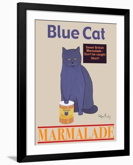 Blue Cat-Ken Bailey-Framed Giclee Print