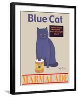 Blue Cat-Ken Bailey-Framed Giclee Print