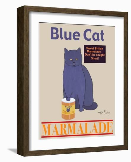 Blue Cat-Ken Bailey-Framed Giclee Print