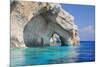 Blue Caves Zakynthos Greece-null-Mounted Art Print