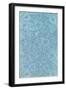 Blue Cell Pattern-null-Framed Art Print