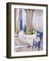 Blue Chair by the Tree, 1993-Diana Schofield-Framed Giclee Print