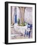 Blue Chair by the Tree, 1993-Diana Schofield-Framed Giclee Print