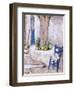 Blue Chair by the Tree, 1993-Diana Schofield-Framed Giclee Print