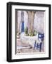 Blue Chair by the Tree, 1993-Diana Schofield-Framed Giclee Print