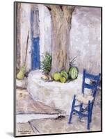 Blue Chair by the Tree, 1993-Diana Schofield-Mounted Giclee Print