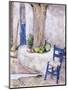 Blue Chair by the Tree, 1993-Diana Schofield-Mounted Giclee Print