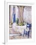 Blue Chair by the Tree, 1993-Diana Schofield-Framed Giclee Print