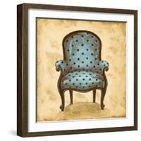 Blue Chair V-Gregory Gorham-Framed Art Print