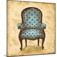 Blue Chair V-Gregory Gorham-Mounted Art Print