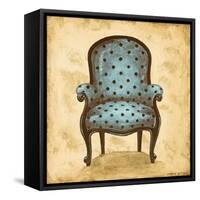 Blue Chair V-Gregory Gorham-Framed Stretched Canvas