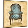 Blue Chair V-Gregory Gorham-Mounted Art Print