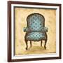 Blue Chair V-Gregory Gorham-Framed Art Print