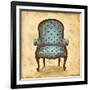 Blue Chair V-Gregory Gorham-Framed Art Print