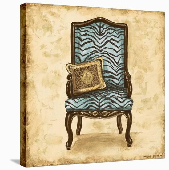 Blue Chair VI-Gregory Gorham-Stretched Canvas