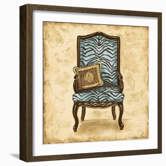 Blue Chair VI-Gregory Gorham-Framed Art Print