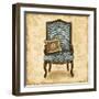 Blue Chair VI-Gregory Gorham-Framed Art Print