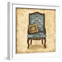 Blue Chair VI-Gregory Gorham-Framed Art Print