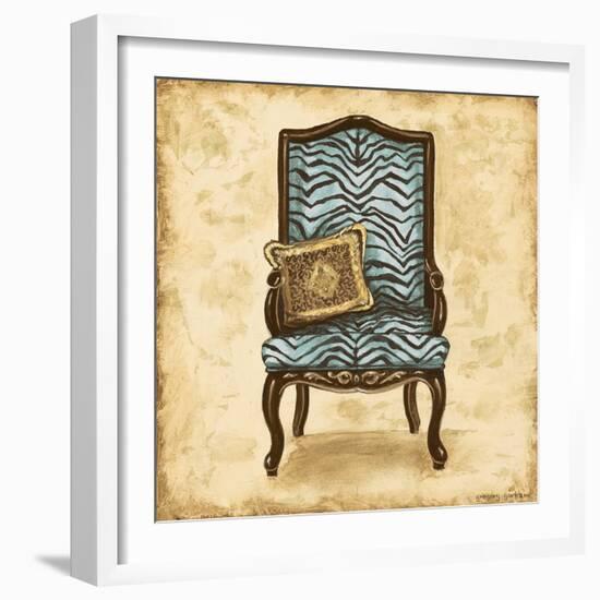 Blue Chair VI-Gregory Gorham-Framed Art Print