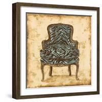 Blue Chair VII-Gregory Gorham-Framed Art Print