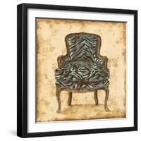 Blue Chair VII-Gregory Gorham-Framed Art Print