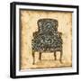 Blue Chair VII-Gregory Gorham-Framed Art Print