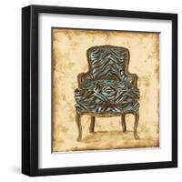 Blue Chair VII-Gregory Gorham-Framed Art Print